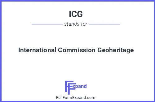 Full form of ICG