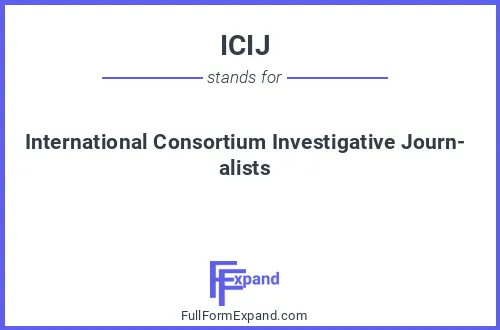 Full form of ICIJ
