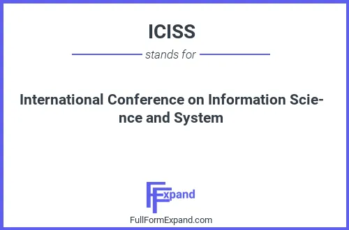 Full form of ICISS