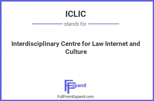 Full form of ICLIC