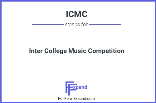 Full form of ICMC