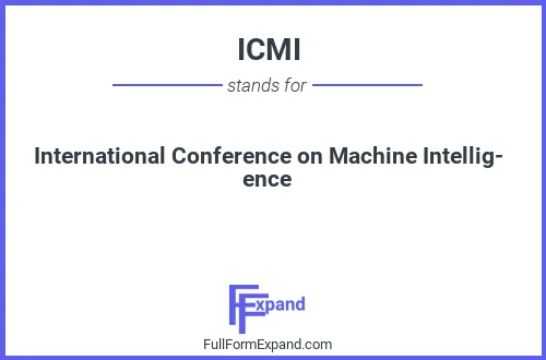 Full form of ICMI