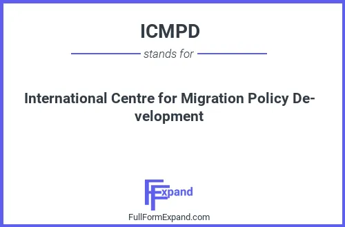 Full form of ICMPD