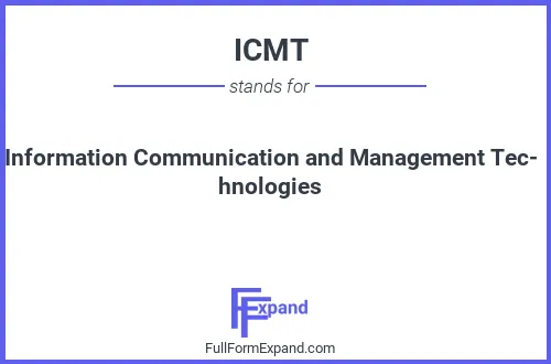 Full form of ICMT