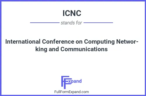 Full form of ICNC