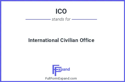 Full form of ICO