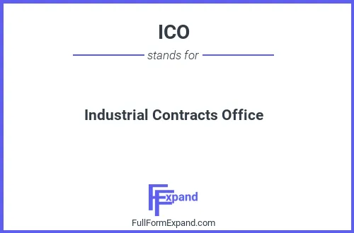 Full form of ICO