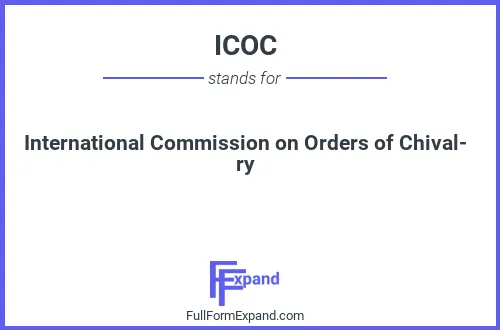 Full form of ICOC