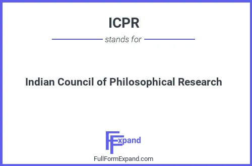 Full form of ICPR