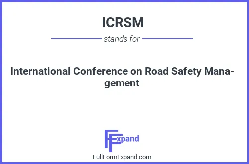 Full form of ICRSM