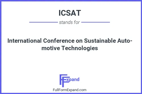 Full form of ICSAT