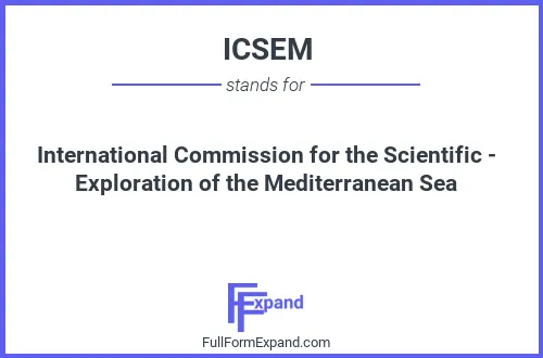 Full form of ICSEM