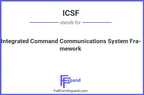 Full form of ICSF