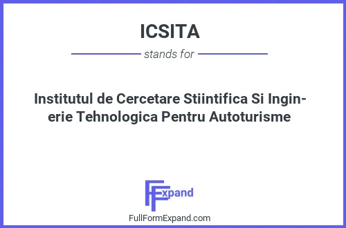 Full form of ICSITA