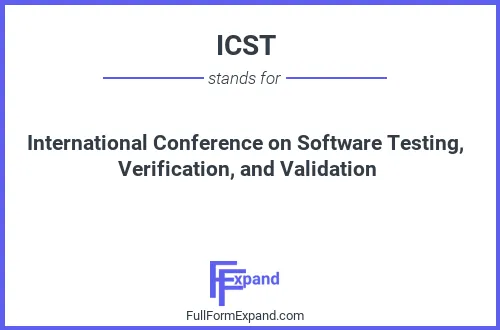 Full form of ICST