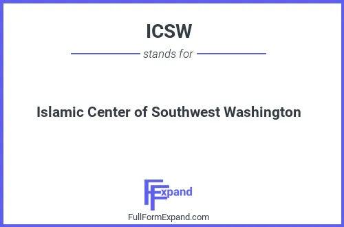 Full form of ICSW