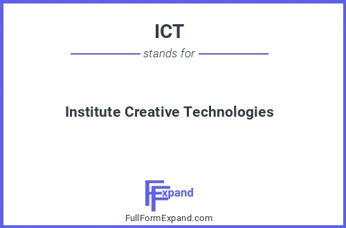 Full form of ICT