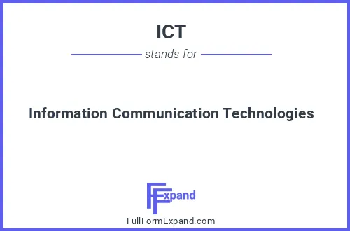 Full form of ICT