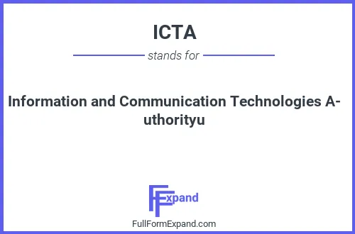 Full form of ICTA