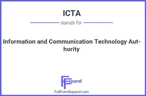 Full form of ICTA