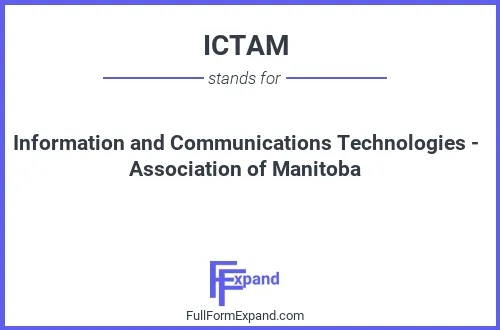 Full form of ICTAM