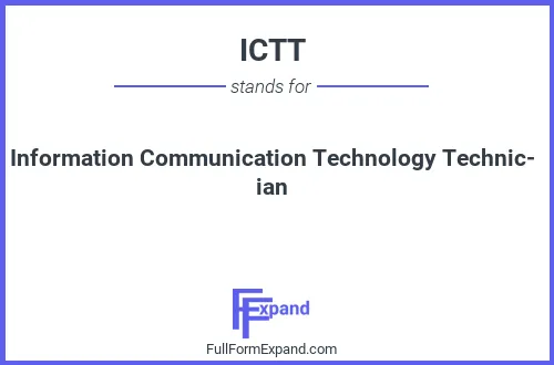 Full form of ICTT