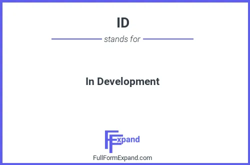 Full form of ID