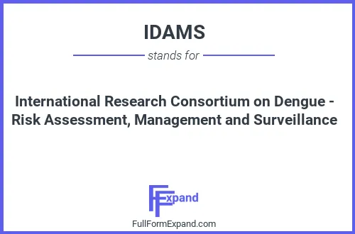Full form of IDAMS