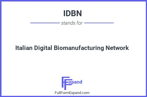 Full form of IDBN