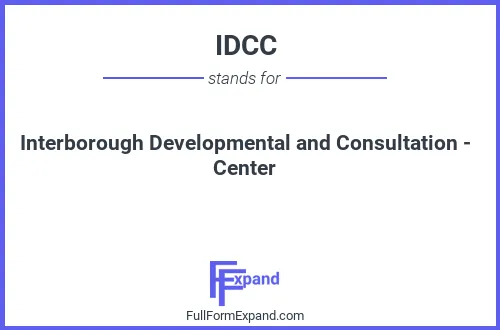 Full form of IDCC