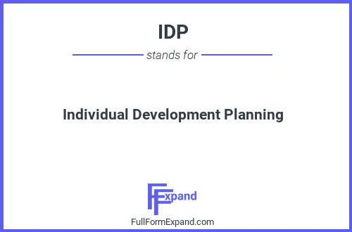 Full form of IDP