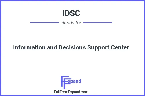 Full form of IDSC