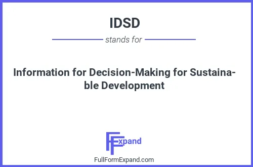 Full form of IDSD