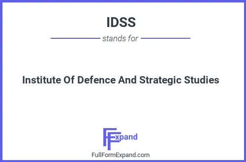 Full form of IDSS