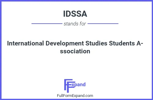 Full form of IDSSA