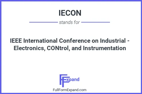Full form of IECON