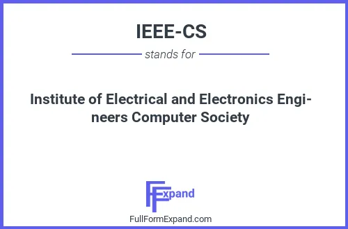 Full form of IEEE-CS