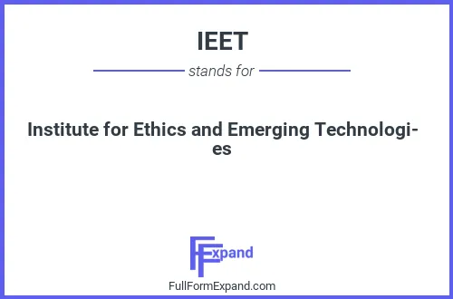 Full form of IEET