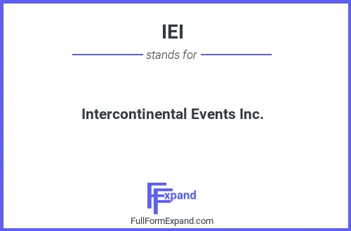 Full form of IEI