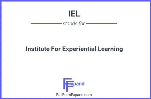 Full form of IEL
