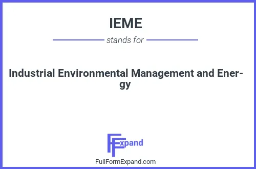 Full form of IEME