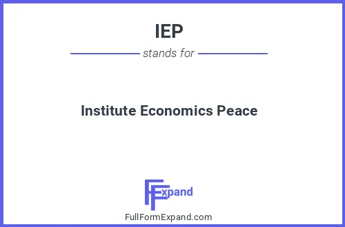 Full form of IEP