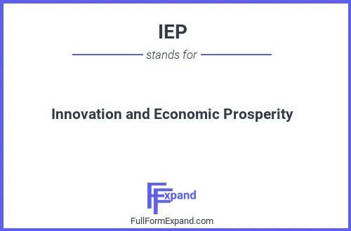 Full form of IEP