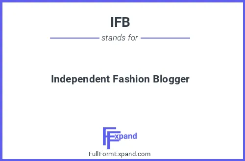 Full form of IFB