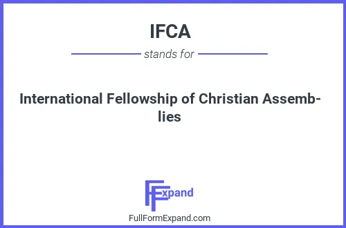 Full form of IFCA