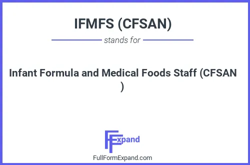 Full form of IFMFS (CFSAN)