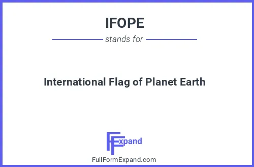 Full form of IFOPE