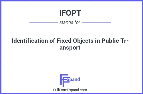 Full form of IFOPT