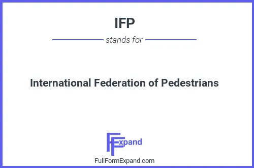 Full form of IFP