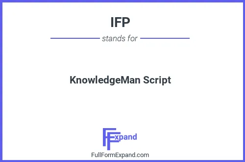 Full form of IFP